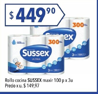 Hergo Rollo Cocina Sussex Maxir 100 p x 3u oferta