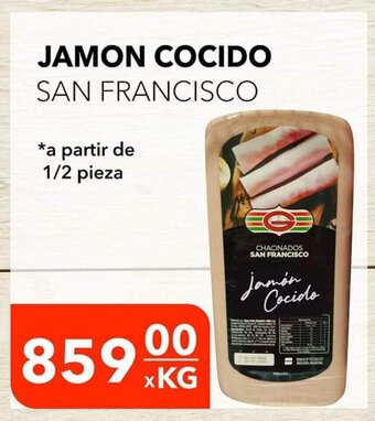 El Milagro Mayorista Jamon Cocido San Francisco oferta