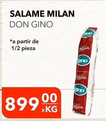 El Milagro Mayorista Salame Milan Don Gino oferta