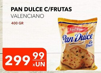 El Milagro Mayorista Pan Dulce C/Frutas Valenciano oferta