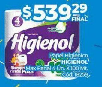 Diarco Papel Higiénico Higienol oferta