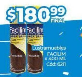 Diarco Lustramuebles Facilim x 400 ml oferta