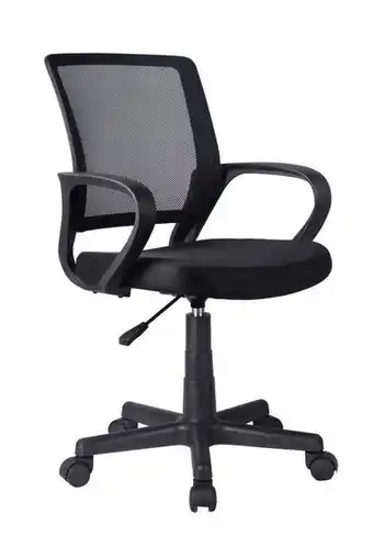 Easy Silla a gas c/brazo malla negro oferta