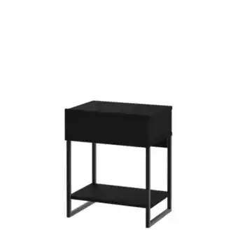 Easy Mesa de luz iron 50.3x37.3x60.5 negro oferta