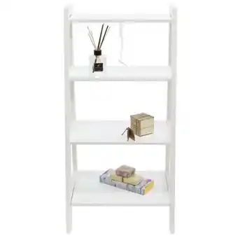 Easy Organizador repisa escalera blanca 43x30x90 cm oferta