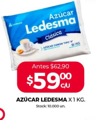Supermercados Tadicor Azúcar Ledesma x 1 kg oferta