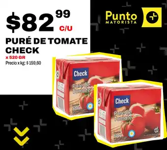 Punto Mayorista Puré de Tomate Check oferta