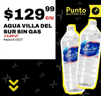 Punto Mayorista Agua Villa del Sur Sin Gas oferta