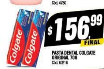 Supermercados Yaguar Pasta Dental Colgate Original 70g oferta