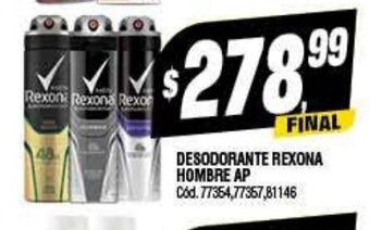 Supermercados Yaguar Desodorante Rexona Hombre Ap oferta