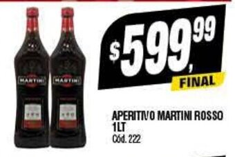 Supermercados Yaguar Aperitivo Martini Rosso 1LT oferta