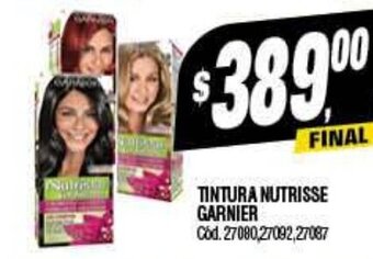 Supermercados Yaguar Tintura Nutrisse Garnier oferta
