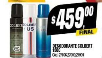 Supermercados Yaguar Desodorante Colbert 150C oferta