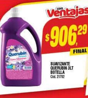 Supermercados Yaguar Suavizante Querubin 3LT Botella oferta