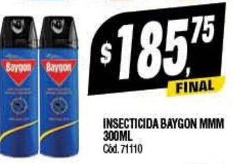 Supermercados Yaguar Insecticida Baygon MMM 300ML oferta