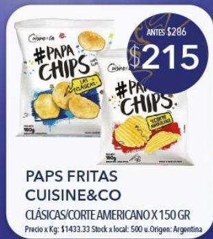 Jumbo Papas fritas cuisine & co. 150g oferta