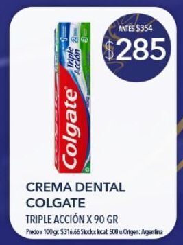 Jumbo Crema dental colgate 90g oferta