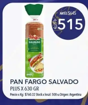 Jumbo Pan fargo 630g oferta