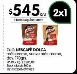 Jumbo Cafe nescafé dolca oferta