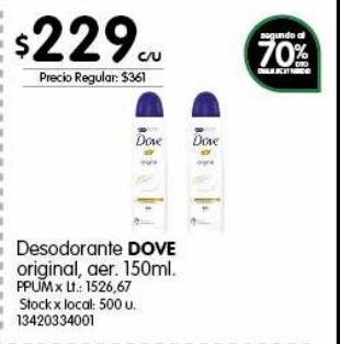 Jumbo Desodorante dove 150ml oferta