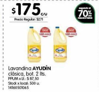 Jumbo Lavandina ayudin 2l oferta