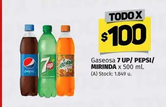 Gaseosa 7 Up/ Pepsi/ Mirinda x 500 ml