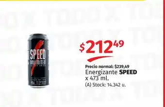 Hipermercado Libertad Energizante Speed x 473 ml. oferta