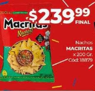 Diarco Nachos macritas x 200 gr oferta