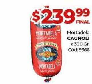 Diarco Mortadela cagnoli x 300 gr oferta