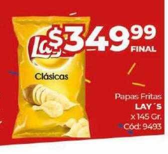 Diarco Papas fritas lay's oferta