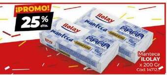 Diarco Manteca ilolay x 200 gr oferta