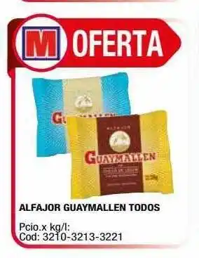 Maxiconsumo Alfajor guaymallen todos oferta