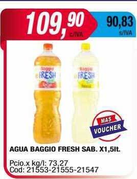 Maxiconsumo Agua baggio fresh sab. x1 5lt oferta
