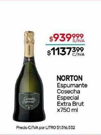 Nini Mayorista Norton espumante cosecha especial extra brut oferta