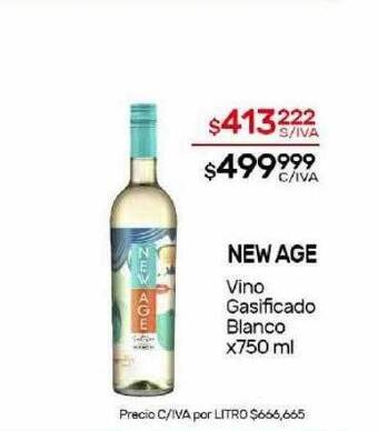 Nini Mayorista New age vino gasificado blanco oferta