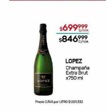 Nini Mayorista Lopez champaña extra brut oferta