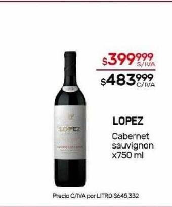 Nini Mayorista Lopez cabernet sauvignon oferta