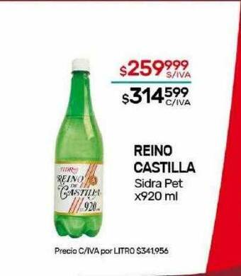 Nini Mayorista Reino castilla sidra pet oferta
