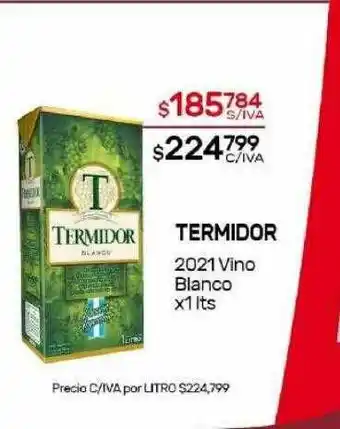 Nini Mayorista Termidor 2021 vino blanco oferta