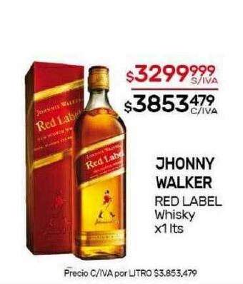 Nini Mayorista Jhonny walker red label whisky oferta