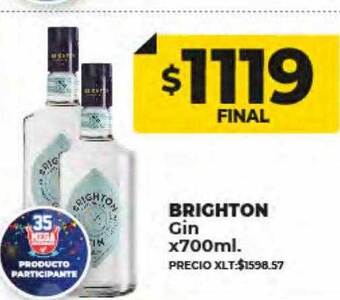 Supermayorista Vital Brighton gin oferta