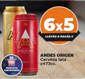 Supermayorista Vital Andes origen cerveza oferta