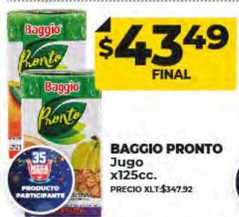 Supermayorista Vital Baggio pronto jugo oferta