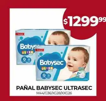 Pañal babysec ultrasec