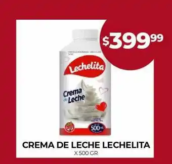 Supermercados Tadicor Crema de leche lechelita x 500 gr oferta