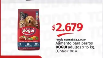 Hipermercado Libertad Alimento para perros Dogui adultos oferta