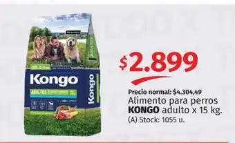 Hipermercado Libertad Alimento para perros Kongo adulto oferta