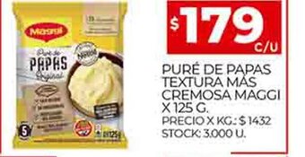 Supermercados DIA Puré De Papas Textura Mas Cremosa Maggi oferta