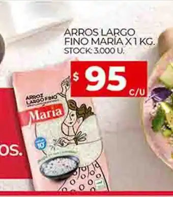 Supermercados DIA Arros Largo Fino Maria x 1 kg oferta