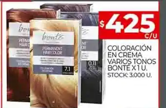 Supermercados DIA Coloracion En Crema Varios Tonos Bonte X 1 U oferta